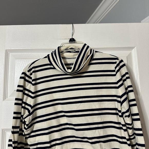 The Talbots Tee Striped Turtleneck - Picture 2 of 13